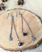Boucles d’Oreilles Sodalite Astralis – Clarté & Inspiration Pierres & Enchantements