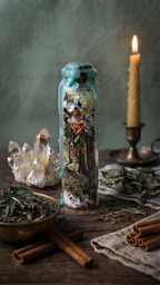 Source d’Abondance – Fiole Rituelle de Prospérité