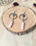 Boucles d’Oreilles Quartz Rose Luméra – Amour & Harmonie Pierres & Enchantements
