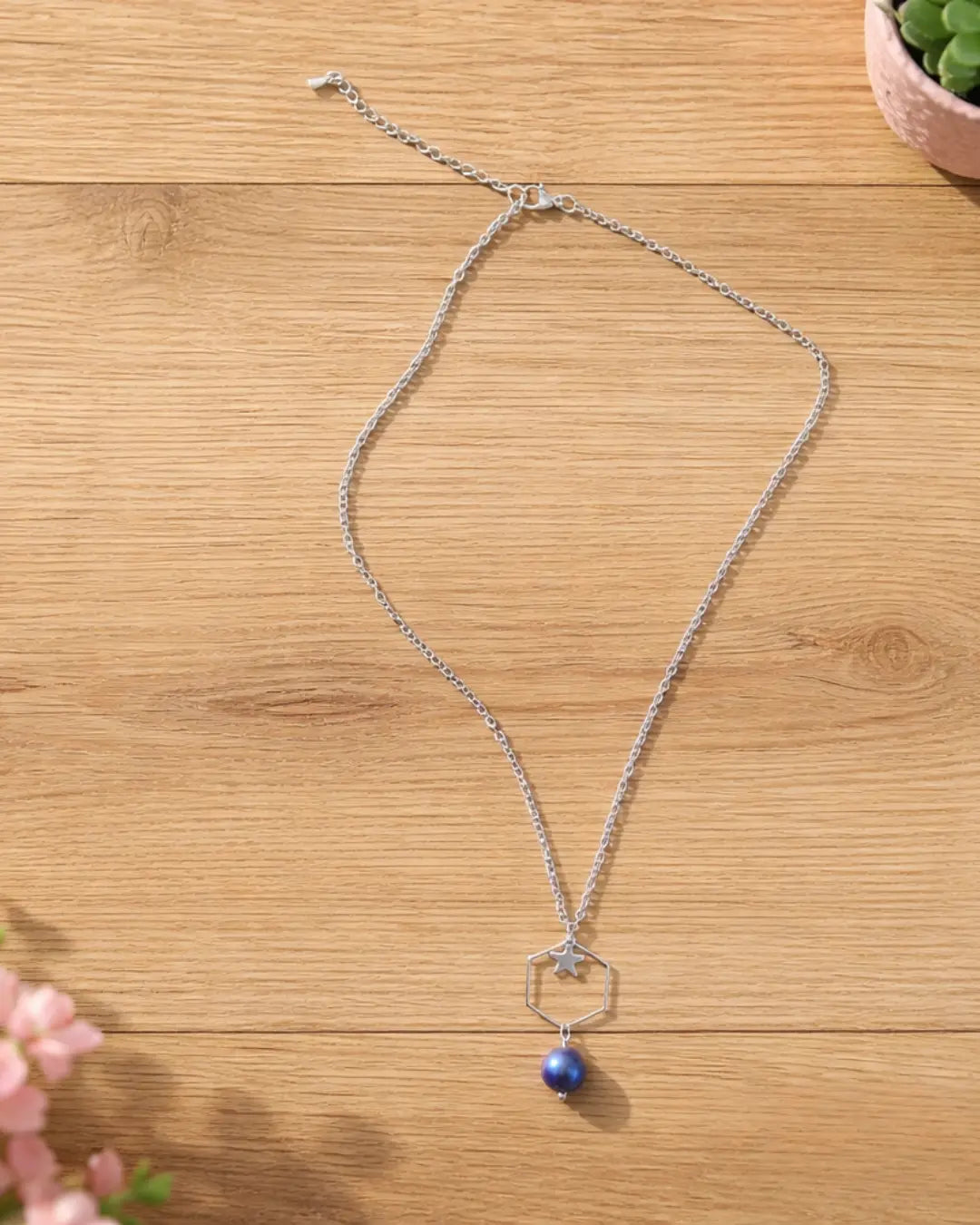 Collier Sodalite Astréa – Apaisement Mental & Clarté Pierres & Enchantements