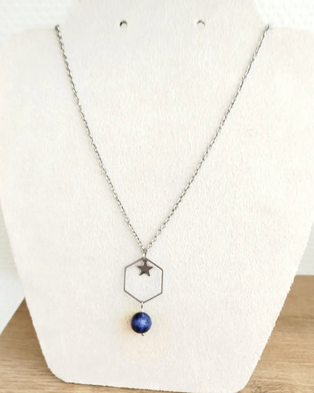 Collier Sodalite Astréa – Apaisement Mental & Clarté Pierres & Enchantements