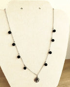 Collier Onyx Noir Gaïora – Force & Ancrage Pierres & Enchantements