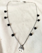 Collier Onyx Noir Gaïora – Force & Ancrage Pierres & Enchantements