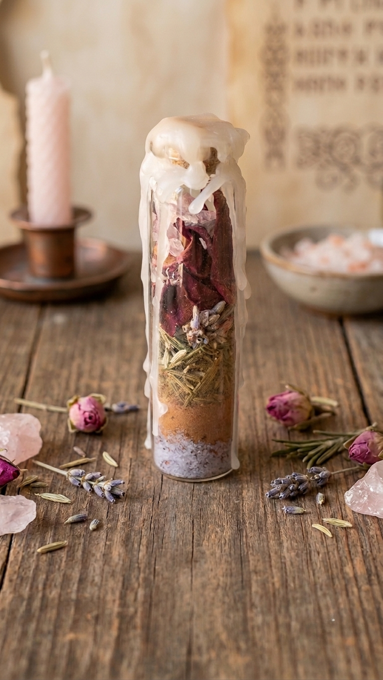 Souveraineté Intérieure – Fiole Rituelle d’Amour de Soi
