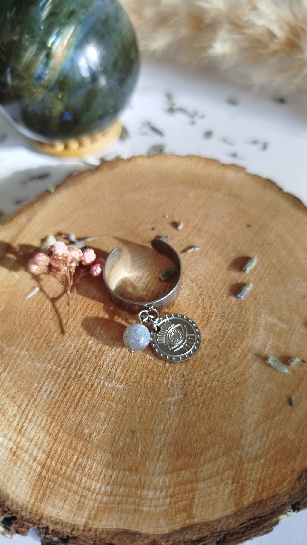 Bague Labradorite Obralys – Protection & Intuition Pierres & Enchantements