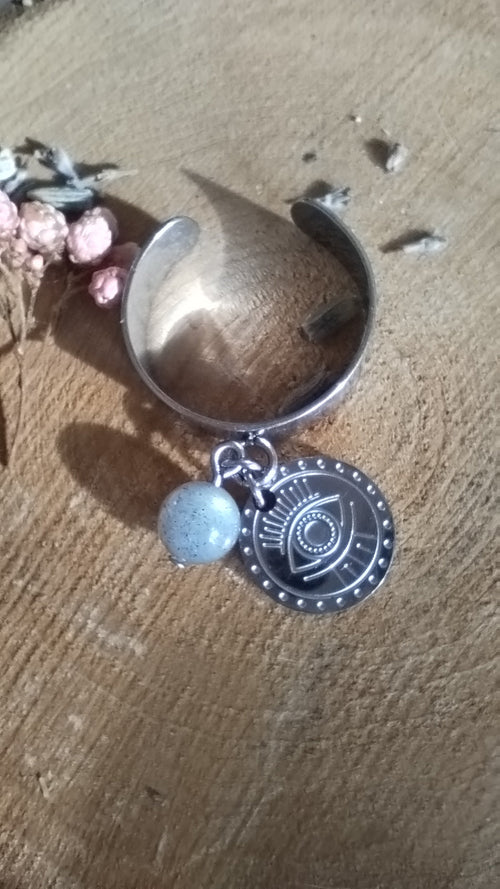 Bague Labradorite Obralys – Protection & Intuition Pierres & Enchantements