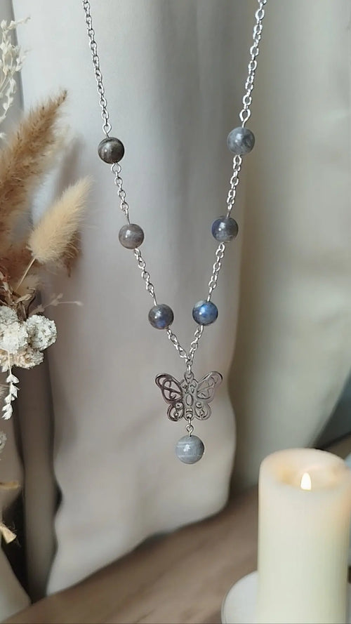 Collier Labradorite Ailoria – Protection & Apaisement Pierres & Enchantements