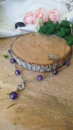 Collier Améthyste Lotésia – Apaisement & Sérénité Pierres & Enchantements