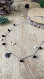 Collier Onyx Noir Gaïora – Force & Ancrage Pierres & Enchantements